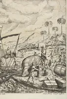 An illustration from D. Georg. Christoph. Petri ab Hartenfelß/ Consiliarii Et Archiatri Moguntini &c. &c. Elephantographia Curiosa: Cui Accessit Ejusdem Auctoris Oratio Panegyrica De Elephantis, Publice In Actu Doctorali Erfordiæ Habita; Nec Non Justi Lipsii Epistola De Eodem Argumento Erudite Conscripta: In Fine Adjectus Est Index Rerum Notabilium Locupletissimus