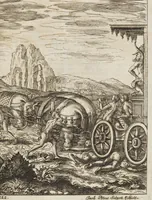 An illustration from D. Georg. Christoph. Petri ab Hartenfelß/ Consiliarii Et Archiatri Moguntini &c. &c. Elephantographia Curiosa: Cui Accessit Ejusdem Auctoris Oratio Panegyrica De Elephantis, Publice In Actu Doctorali Erfordiæ Habita; Nec Non Justi Lipsii Epistola De Eodem Argumento Erudite Conscripta: In Fine Adjectus Est Index Rerum Notabilium Locupletissimus