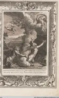 Picture 47 of 81 from Neueröffneter Musen-Tempel: welcher das allermerkwürdigste, aus den Fabeln der Alten in 60 auserlesenen und schönen Kupfern von Bernard Picart und andern kunstreichen Männern vorstellet ; mit deutlichen Erklärungen und Anmerkungen (1754), leaf 138