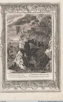 Picture 53 of 81 from Neueröffneter Musen-Tempel: welcher das allermerkwürdigste, aus den Fabeln der Alten in 60 auserlesenen und schönen Kupfern von Bernard Picart und andern kunstreichen Männern vorstellet ; mit deutlichen Erklärungen und Anmerkungen (1754), leaf 158