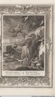 Picture 60 of 81 from Neueröffneter Musen-Tempel: welcher das allermerkwürdigste, aus den Fabeln der Alten in 60 auserlesenen und schönen Kupfern von Bernard Picart und andern kunstreichen Männern vorstellet ; mit deutlichen Erklärungen und Anmerkungen (1754), leaf 174