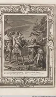 Picture 65 of 81 from Neueröffneter Musen-Tempel: welcher das allermerkwürdigste, aus den Fabeln der Alten in 60 auserlesenen und schönen Kupfern von Bernard Picart und andern kunstreichen Männern vorstellet ; mit deutlichen Erklärungen und Anmerkungen (1754), leaf 191