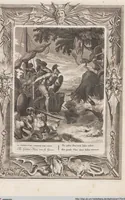 Picture 66 of 81 from Neueröffneter Musen-Tempel: welcher das allermerkwürdigste, aus den Fabeln der Alten in 60 auserlesenen und schönen Kupfern von Bernard Picart und andern kunstreichen Männern vorstellet ; mit deutlichen Erklärungen und Anmerkungen (1754), leaf 196