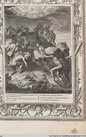 An illustration from Neueröffneter Musen-Tempel: welcher das allermerkwürdigste, aus den Fabeln der Alten in 60 auserlesenen und schönen Kupfern von Bernard Picart und andern kunstreichen Männern vorstellet ; mit deutlichen Erklärungen und Anmerkungen (1754)