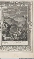 An illustration from Neueröffneter Musen-Tempel: welcher das allermerkwürdigste, aus den Fabeln der Alten in 60 auserlesenen und schönen Kupfern von Bernard Picart und andern kunstreichen Männern vorstellet ; mit deutlichen Erklärungen und Anmerkungen (1754)