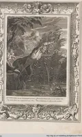 An illustration from Neueröffneter Musen-Tempel: welcher das allermerkwürdigste, aus den Fabeln der Alten in 60 auserlesenen und schönen Kupfern von Bernard Picart und andern kunstreichen Männern vorstellet ; mit deutlichen Erklärungen und Anmerkungen (1754)