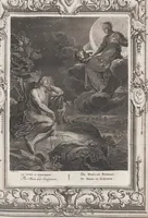 Picture 24 of 81 from Neueröffneter Musen-Tempel: welcher das allermerkwürdigste, aus den Fabeln der Alten in 60 auserlesenen und schönen Kupfern von Bernard Picart und andern kunstreichen Männern vorstellet ; mit deutlichen Erklärungen und Anmerkungen (1754), leaf 72