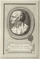Picture 40 of 52 from Pierres Antiques Gravées, Sur Lesquelles Les Graveurs Ont Mis Leurs Noms: Dessinées & Gravées en Cuivre sur les Originaux ou d'après les Empreintes / Gemmæ Antiquæ Cælatæ, Scalptorum Nominibus Insignitæ. Ad ipsas Gemmas, aut Earum Ectypos Delineatæ & Aeri incisæ (1724), leaf 227