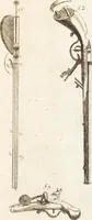 Picture 25 of 54 from (Dritter Theil): Neu-auffgerichtetes Rüst- und Zeughauß Der Natur: Worinnen Die so wundersame/ curiöse/ auch sehr nützliche Machinen und Instrumenten/ deren sich die heutige Naturkündiger in Erforschung der natürlichen Ursachen bedienen/ zu sehen und zu finden sind. Zum Vorschub aller derjenigen/ so der Lateinischen Sprach nicht mächtig sind/ und dennoch ihren Schöpffer in der Natur zu verehren suchen ... (1714), leaf 59