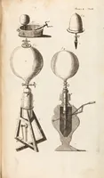 Picture 1 of 54 from (Dritter Theil): Neu-auffgerichtetes Rüst- und Zeughauß Der Natur: Worinnen Die so wundersame/ curiöse/ auch sehr nützliche Machinen und Instrumenten/ deren sich die heutige Naturkündiger in Erforschung der natürlichen Ursachen bedienen/ zu sehen und zu finden sind. Zum Vorschub aller derjenigen/ so der Lateinischen Sprach nicht mächtig sind/ und dennoch ihren Schöpffer in der Natur zu verehren suchen ... (1714), leaf 9