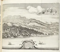 An illustration from Nürnbergische Hesperides, Oder Gründliche Beschreibung Der Edlen Citronat- Citronen- und Pomeranzen-Früchte: Wie solche in selbiger und benachbarten Gegend/ recht mögen eingesetzt/ gewartet/ erhalten und fortgebracht werden/ Samt Einer ausführlichen Erzehlung der meisten Sorten/ welche theils zu Nürnberg würcklich gewachsen/ theils von verschiedenen fremden Orten dahin gebracht worden, auf das accurateste in Kupffer gestochen/ in Vier Theile eingetheilet und mit nützlichen Anmerckungen erkläret (1708)