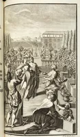 An illustration from Continvation der Nürnbergischen Hesperidvm, Oder: Fernere gründliche Beschreibung Der Edlen Citronat- Citronen- und Pomeranzen-Früchte: mit einem ausführlichen Bericht, wie solche am besten zu warten und zu erhalten seyn ; Worbei diejenigen Sorten, so theils zu Nürnberg gewachsen, theils von verschiedenen fremden Orten dahin gelanget, auf das accurateste in Kupffer gestochen und nachgezeichnet worden ; abermals in vier Theile eingetheilet, und mit gehörigen Anmerkungen erläutert (1714)