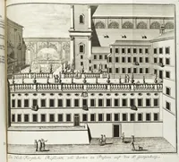 An illustration from Continvation der Nürnbergischen Hesperidvm, Oder: Fernere gründliche Beschreibung Der Edlen Citronat- Citronen- und Pomeranzen-Früchte: mit einem ausführlichen Bericht, wie solche am besten zu warten und zu erhalten seyn ; Worbei diejenigen Sorten, so theils zu Nürnberg gewachsen, theils von verschiedenen fremden Orten dahin gelanget, auf das accurateste in Kupffer gestochen und nachgezeichnet worden ; abermals in vier Theile eingetheilet, und mit gehörigen Anmerkungen erläutert (1714)