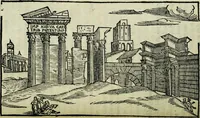 An illustration from Le antichita della citta di Roma: raccolte sotto breuita da diuersi antichi & moderni scrittori (1580)