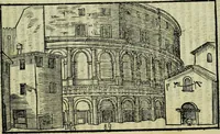 An illustration from Le antichita della citta di Roma: raccolte sotto breuita da diuersi antichi & moderni scrittori (1580)