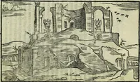 An illustration from Le antichita della citta di Roma: raccolte sotto breuita da diuersi antichi & moderni scrittori (1580)