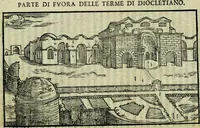 An illustration from Le antichita della citta di Roma: raccolte sotto breuita da diuersi antichi & moderni scrittori (1580)