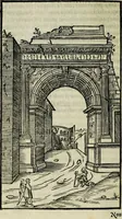 An illustration from Le antichita della citta di Roma: raccolte sotto breuita da diuersi antichi & moderni scrittori (1580)