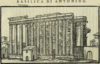 An illustration from Le antichita della citta di Roma: raccolte sotto breuita da diuersi antichi & moderni scrittori (1580)