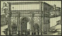 An illustration from Le antichita della citta di Roma: raccolte sotto breuita da diuersi antichi & moderni scrittori (1580)