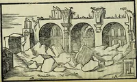 An illustration from Le antichita della citta di Roma: raccolte sotto breuita da diuersi antichi & moderni scrittori (1580)