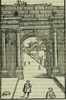An illustration from Le antichita della citta di Roma: raccolte sotto breuita da diuersi antichi & moderni scrittori (1580)