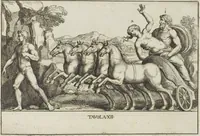 An illustration from Le pitture antiche delle grotte di Roma, e del sepolcro de' Nasonj: disegnate, & intagliate alla similitudine degli antichi originali (1706)