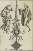 Picture 83 of 118 from Le pitture antiche delle grotte di Roma, e del sepolcro de' Nasonj: disegnate, & intagliate alla similitudine degli antichi originali (1706), leaf 140