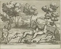 An illustration from Le pitture antiche delle grotte di Roma, e del sepolcro de' Nasonj: disegnate, & intagliate alla similitudine degli antichi originali (1706)