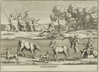 An illustration from Le pitture antiche delle grotte di Roma, e del sepolcro de' Nasonj: disegnate, & intagliate alla similitudine degli antichi originali (1706)