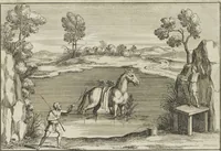 An illustration from Le pitture antiche delle grotte di Roma, e del sepolcro de' Nasonj: disegnate, & intagliate alla similitudine degli antichi originali (1706)