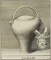 Picture 111 of 118 from Le pitture antiche delle grotte di Roma, e del sepolcro de' Nasonj: disegnate, & intagliate alla similitudine degli antichi originali (1706), leaf 208