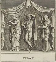 Picture 9 of 118 from Le pitture antiche delle grotte di Roma, e del sepolcro de' Nasonj: disegnate, & intagliate alla similitudine degli antichi originali (1706), leaf 22