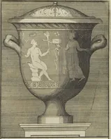An illustration from Le pitture antiche delle grotte di Roma, e del sepolcro de' Nasonj: disegnate, & intagliate alla similitudine degli antichi originali (1706)