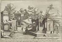 An illustration from Le pitture antiche delle grotte di Roma, e del sepolcro de' Nasonj: disegnate, & intagliate alla similitudine degli antichi originali (1706)