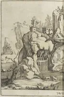 An illustration from Le pitture antiche delle grotte di Roma, e del sepolcro de' Nasonj: disegnate, & intagliate alla similitudine degli antichi originali (1706)