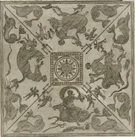 An illustration from Le pitture antiche delle grotte di Roma, e del sepolcro de' Nasonj: disegnate, & intagliate alla similitudine degli antichi originali (1706)