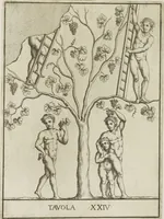 An illustration from Le pitture antiche delle grotte di Roma, e del sepolcro de' Nasonj: disegnate, & intagliate alla similitudine degli antichi originali (1706)