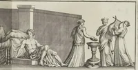 An illustration from Le pitture antiche delle grotte di Roma, e del sepolcro de' Nasonj: disegnate, & intagliate alla similitudine degli antichi originali (1706)