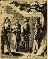 Picture 49 of 104 from Quinti Horatii Flacci emblemata: imaginibus in aes incisis, notisq[ue] illustrata (1612), leaf 105