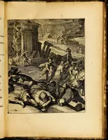 An illustration from Quinti Horatii Flacci emblemata: imaginibus in aes incisis, notisq[ue] illustrata (1612)