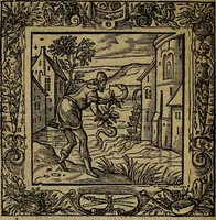 An illustration from Omnia Andreae Alciati v.c. emblemata [electronic resource]: cum commentariis, quibus emblematum omnium aperta origine, mens auctoris explicatur, & obscura omnia dubiáque illustrantur (1581)