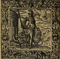 An illustration from Omnia Andreae Alciati v.c. emblemata [electronic resource]: cum commentariis, quibus emblematum omnium aperta origine, mens auctoris explicatur, & obscura omnia dubiáque illustrantur (1581)