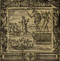An illustration from Omnia Andreae Alciati v.c. emblemata [electronic resource]: cum commentariis, quibus emblematum omnium aperta origine, mens auctoris explicatur, & obscura omnia dubiáque illustrantur (1581)