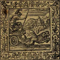 An illustration from Omnia Andreae Alciati v.c. emblemata [electronic resource]: cum commentariis, quibus emblematum omnium aperta origine, mens auctoris explicatur, & obscura omnia dubiáque illustrantur (1581)
