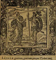 Picture 54 of 256 from Omnia Andreae Alciati v.c. emblemata [electronic resource]: cum commentariis, quibus emblematum omnium aperta origine, mens auctoris explicatur, & obscura omnia dubiáque illustrantur (1581), leaf 207