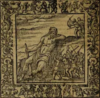 An illustration from Omnia Andreae Alciati v.c. emblemata [electronic resource]: cum commentariis, quibus emblematum omnium aperta origine, mens auctoris explicatur, & obscura omnia dubiáque illustrantur (1581)