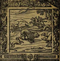 An illustration from Omnia Andreae Alciati v.c. emblemata [electronic resource]: cum commentariis, quibus emblematum omnium aperta origine, mens auctoris explicatur, & obscura omnia dubiáque illustrantur (1581)