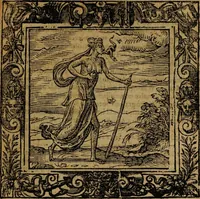 Picture 92 of 256 from Omnia Andreae Alciati v.c. emblemata [electronic resource]: cum commentariis, quibus emblematum omnium aperta origine, mens auctoris explicatur, & obscura omnia dubiáque illustrantur (1581), leaf 297