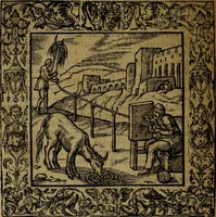 An illustration from Omnia Andreae Alciati v.c. emblemata [electronic resource]: cum commentariis, quibus emblematum omnium aperta origine, mens auctoris explicatur, & obscura omnia dubiáque illustrantur (1581)